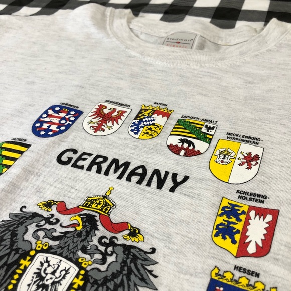 Germany Crests City Flags Hohenfels Tourism Grey T - Picture 2 of 8